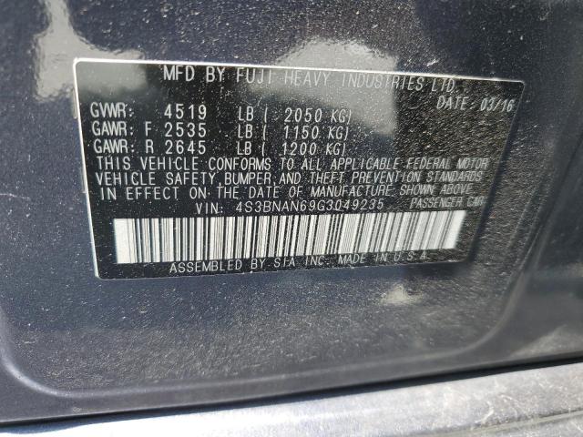 Photo 11 VIN: 4S3BNAN69G3049235 - SUBARU LEGACY 2.5 