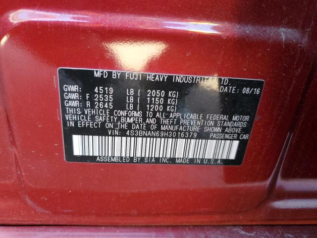 Photo 11 VIN: 4S3BNAN69H3016379 - SUBARU LEGACY 