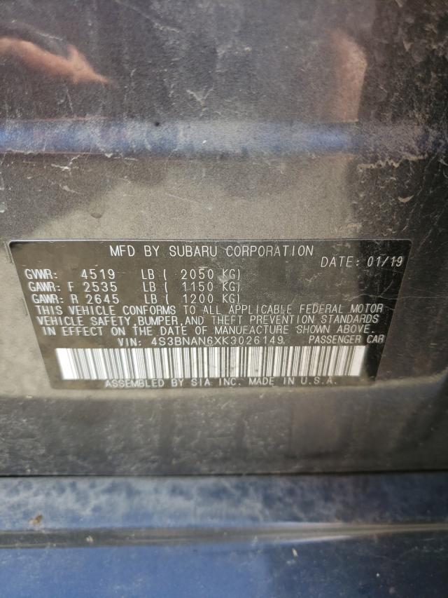 Photo 9 VIN: 4S3BNAN6XK3026149 - SUBARU LEGACY 