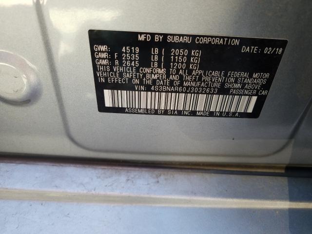 Photo 9 VIN: 4S3BNAR60J3032633 - SUBARU LEGACY SPO 