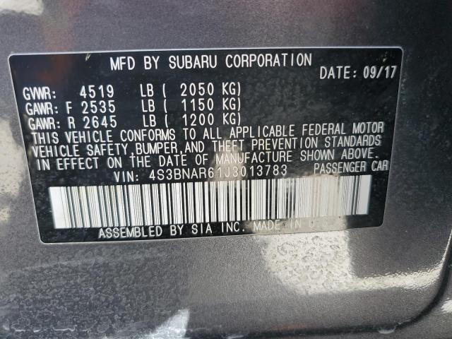 Photo 11 VIN: 4S3BNAR61J3013783 - SUBARU LEGACY SPO 