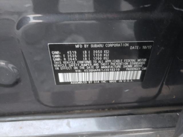 Photo 9 VIN: 4S3BNAR61J3018210 - SUBARU LEGACY SPO 