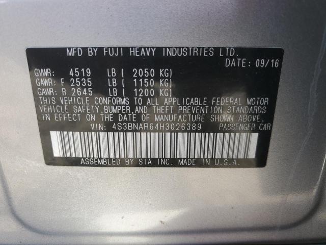 Photo 11 VIN: 4S3BNAR64H3026389 - SUBARU LEGACY 