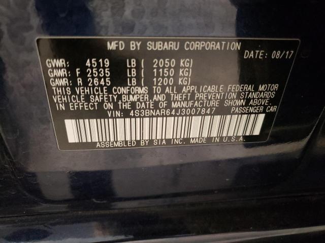 Photo 11 VIN: 4S3BNAR64J3007847 - SUBARU LEGACY SPO 