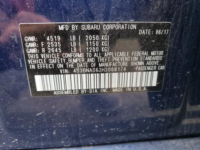 Photo 9 VIN: 4S3BNAS63H3068174 - SUBARU LEGACY SPO 