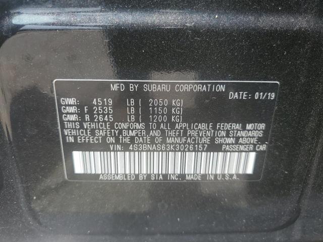 Photo 11 VIN: 4S3BNAS63K3026157 - SUBARU LEGACY 