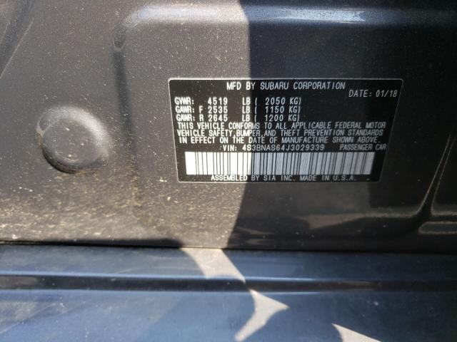 Photo 9 VIN: 4S3BNAS64J3029339 - SUBARU LEGACY SPO 