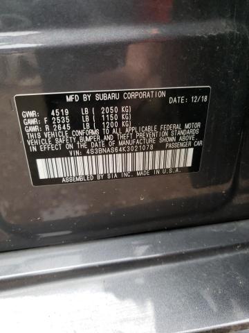 Photo 12 VIN: 4S3BNAS64K3021078 - SUBARU LEGACY 