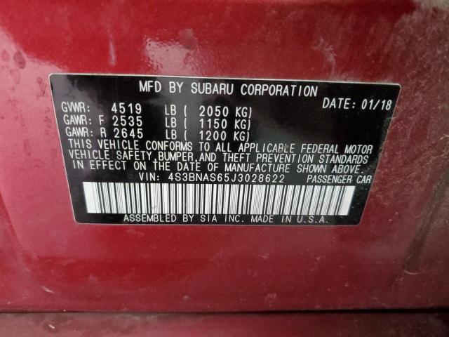 Photo 11 VIN: 4S3BNAS65J3028622 - SUBARU LEGACY 