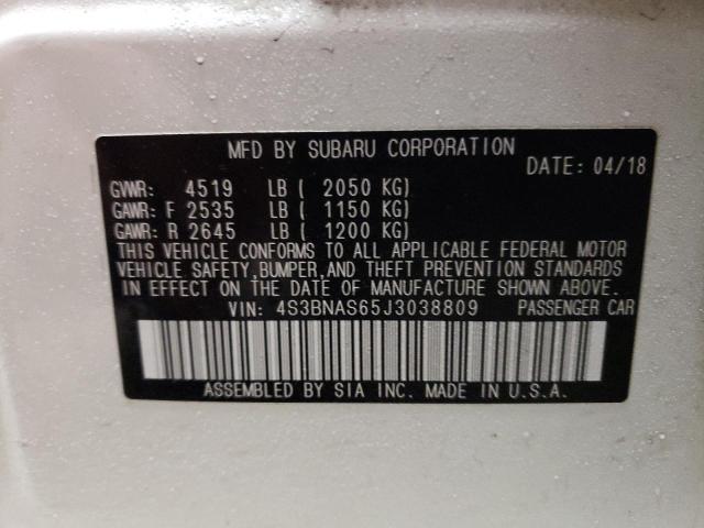 Photo 11 VIN: 4S3BNAS65J3038809 - SUBARU LEGACY SPO 