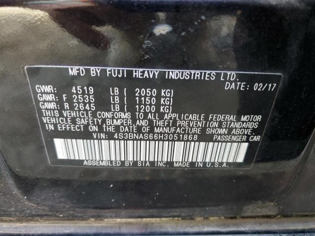 Photo 11 VIN: 4S3BNAS66H3051868 - SUBARU LEGACY 