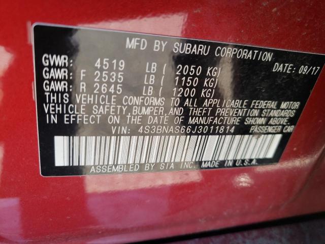 Photo 9 VIN: 4S3BNAS66J3011814 - SUBARU LEGACY SPO 