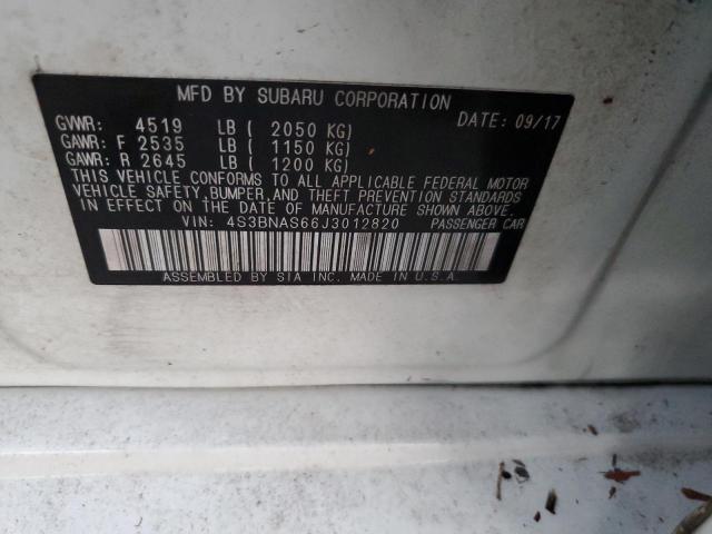 Photo 9 VIN: 4S3BNAS66J3012820 - SUBARU LEGACY SPO 