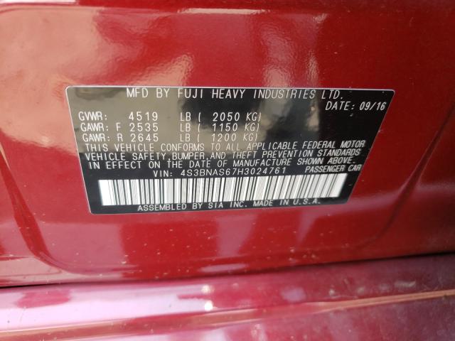 Photo 9 VIN: 4S3BNAS67H3024761 - SUBARU LEGACY SPO 