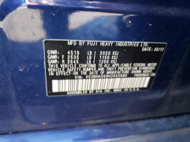 Photo 9 VIN: 4S3BNAS68H3055680 - SUBARU LEGACY SPO 