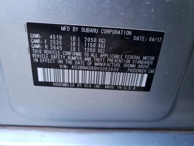 Photo 12 VIN: 4S3BNAS69H3062699 - SUBARU LEGACY SPO 