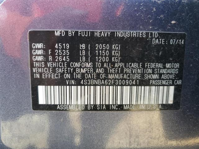 Photo 11 VIN: 4S3BNBA62F3009041 - SUBARU LEGACY 2.5 