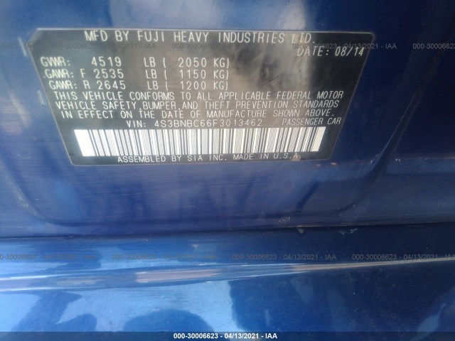 Photo 8 VIN: 4S3BNBC66F3013462 - SUBARU LEGACY 