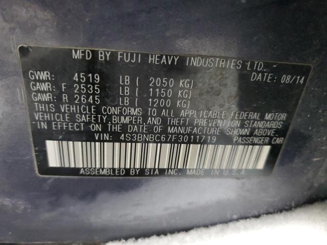 Photo 11 VIN: 4S3BNBC67F3011719 - SUBARU LEGACY 