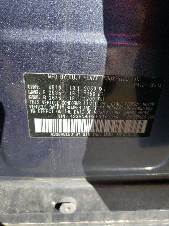 Photo 11 VIN: 4S3BNBD60F3041370 - SUBARU LEGACY 