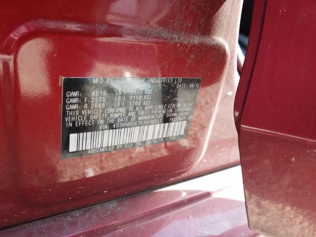 Photo 9 VIN: 4S3BNBD67F3070011 - SUBARU LEGACY 2.5 