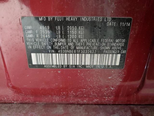 Photo 11 VIN: 4S3BNBE61F3032627 - SUBARU LEGACY 