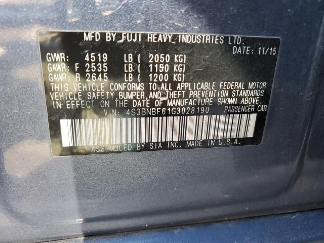 Photo 11 VIN: 4S3BNBF61G3028190 - SUBARU LEGACY 