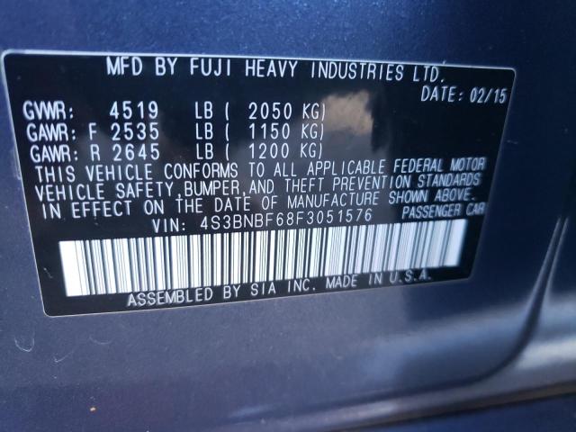 Photo 9 VIN: 4S3BNBF68F3051576 - SUBARU LEGACY 2.5 