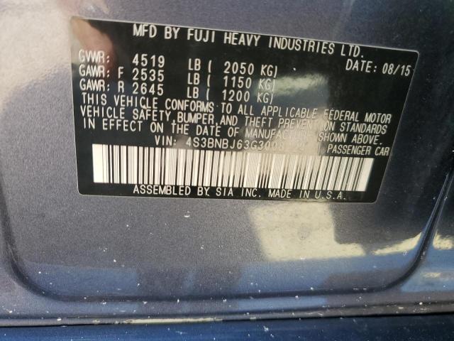 Photo 12 VIN: 4S3BNBJ63G3008224 - SUBARU LEGACY 2.5 