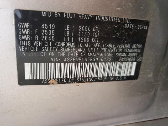 Photo 11 VIN: 4S3BNBL65F3006132 - SUBARU LEGACY 