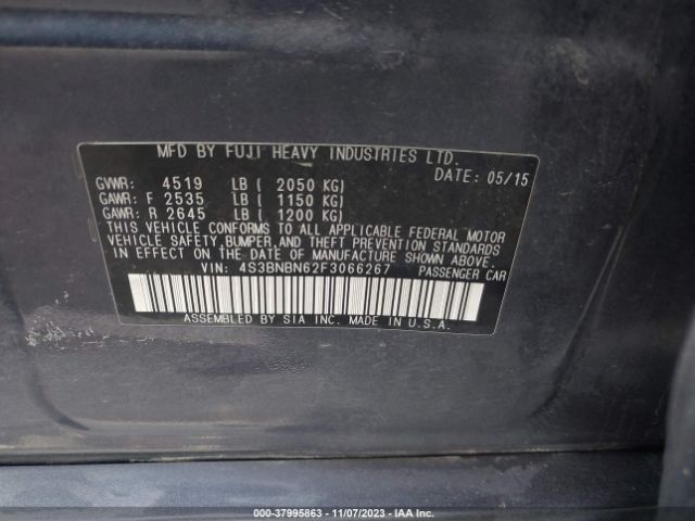 Photo 8 VIN: 4S3BNBN62F3066267 - SUBARU LEGACY 