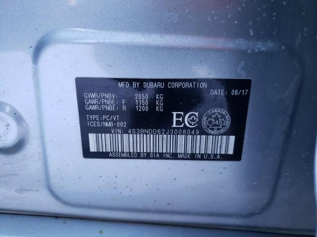 Photo 9 VIN: 4S3BNDD62J3008049 - SUBARU LEGACY 