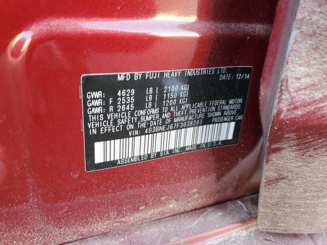 Photo 11 VIN: 4S3BNEJ67F3038293 - SUBARU LEGACY 