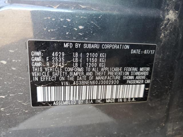 Photo 9 VIN: 4S3BNEN60J3002920 - SUBARU LEGACY 3.6 