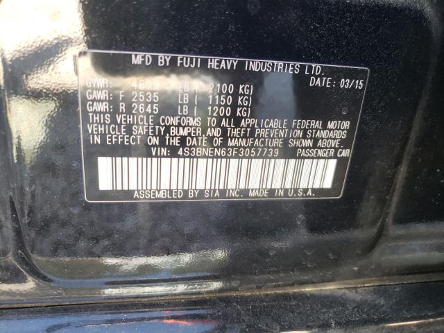 Photo 9 VIN: 4S3BNEN63F3057739 - SUBARU LEGACY 3.6 