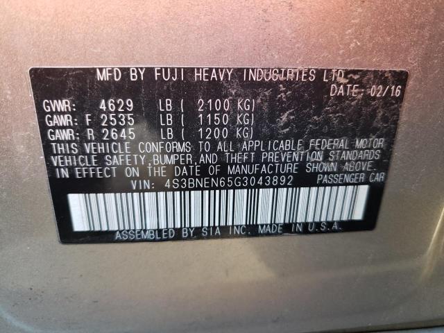 Photo 12 VIN: 4S3BNEN65G3043892 - SUBARU LEGACY 