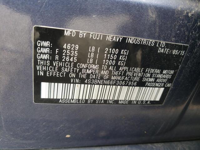 Photo 9 VIN: 4S3BNEN66F3067956 - SUBARU LEGACY 3.6 