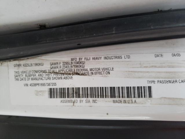 Photo 11 VIN: 4S3BP616957387205 - SUBARU LEGACY 