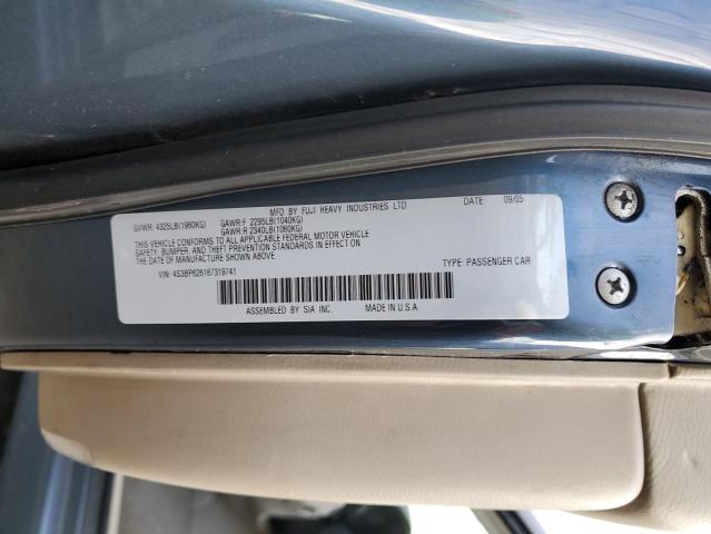 Photo 12 VIN: 4S3BP626167319741 - SUBARU LEGACY 