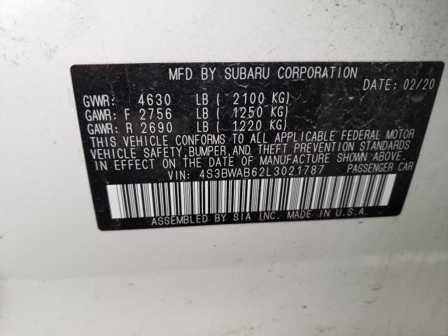 Photo 11 VIN: 4S3BWAB62L3021787 - SUBARU LEGACY 