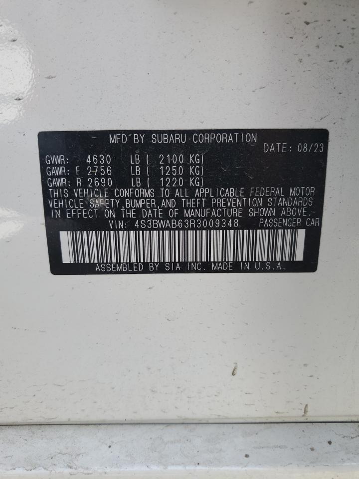 Photo 11 VIN: 4S3BWAB63R3009348 - SUBARU LEGACY 