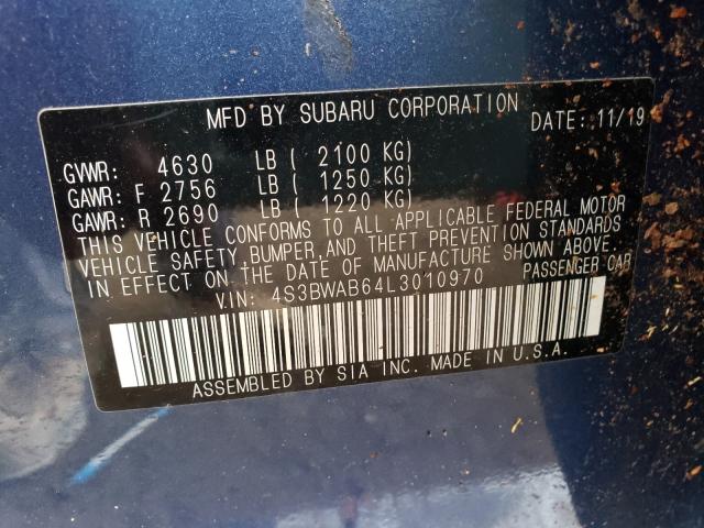 Photo 9 VIN: 4S3BWAB64L3010970 - SUBARU LEGACY 