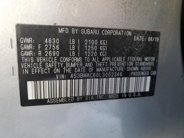 Photo 11 VIN: 4S3BWAC60L3002346 - SUBARU LEGACY 