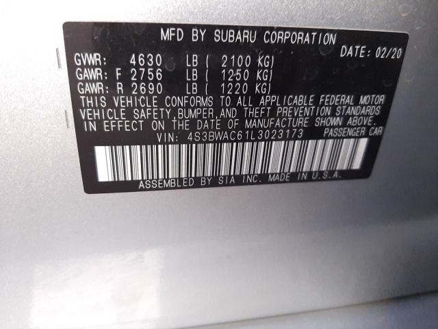 Photo 9 VIN: 4S3BWAC61L3023173 - SUBARU LEGACY PRE 