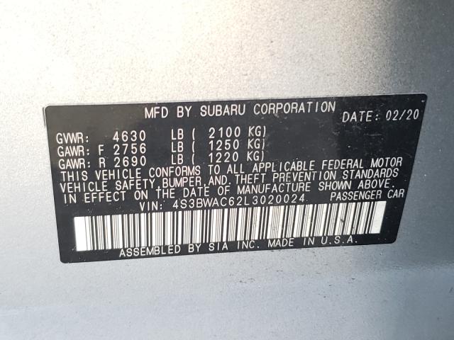 Photo 9 VIN: 4S3BWAC62L3020024 - SUBARU LEGACY 