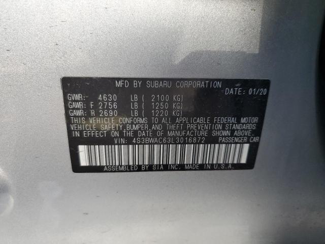 Photo 11 VIN: 4S3BWAC63L3016872 - SUBARU LEGACY 