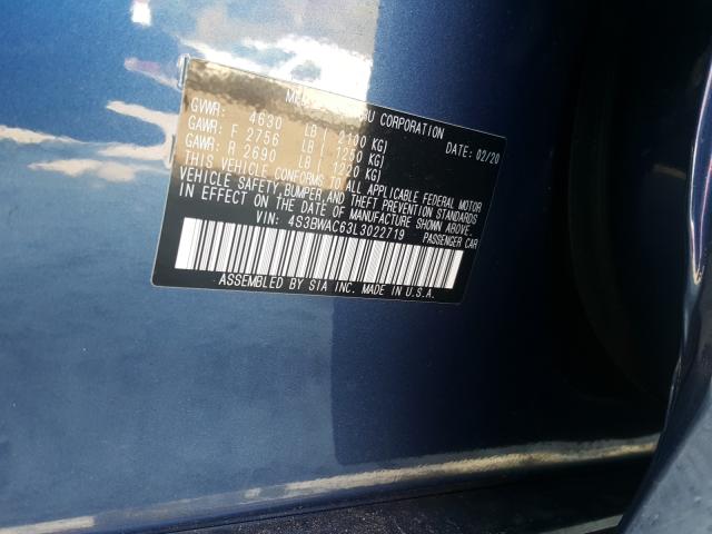 Photo 9 VIN: 4S3BWAC63L3022719 - SUBARU LEGACY PRE 