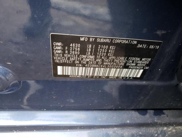 Photo 11 VIN: 4S3BWAC64L3003404 - SUBARU LEGACY PRE 