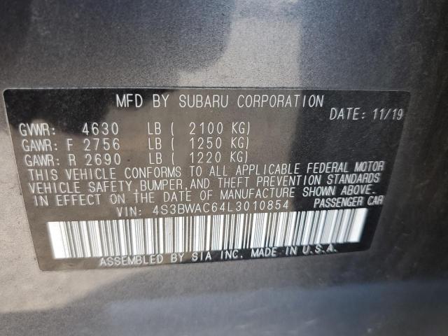 Photo 9 VIN: 4S3BWAC64L3010854 - SUBARU LEGACY PRE 