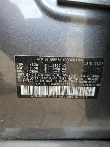 Photo 11 VIN: 4S3BWAC67N3014884 - SUBARU LEGACY PRE 